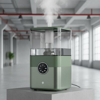 Goede prijs Groene ultrasone luchtbevochtiger met timing 1H 3H 6H CONT Ontworpen voor zakelijke en industriële toepassingen online